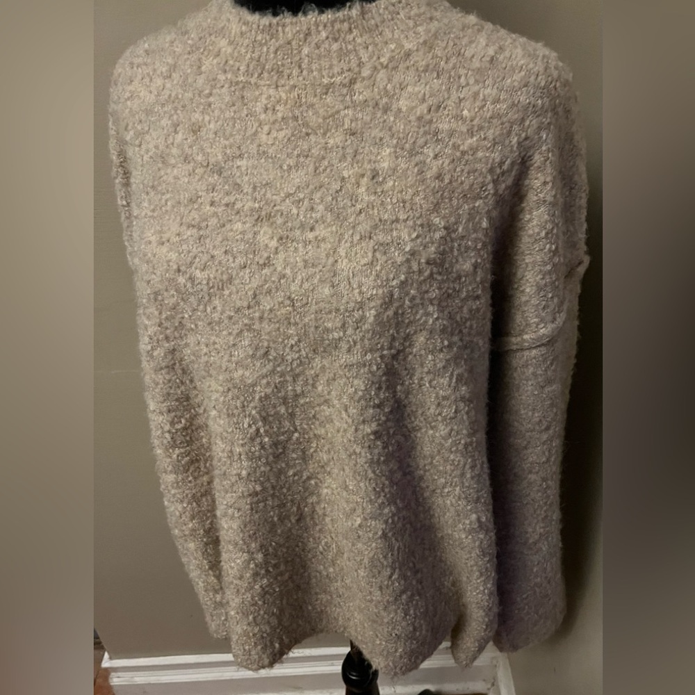 NWT Revolve Stitches and Stripes beige wool blend sweater Size L